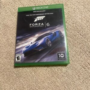 Forza Motorsport 6 Xbox One Game - Green Case